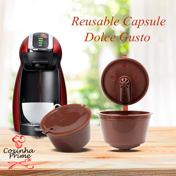 Cápsulas Dolce Gusto Dosadora Filtro Recarregável 3ª Geração