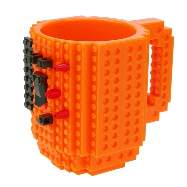 Caneca de café tipo LEGO